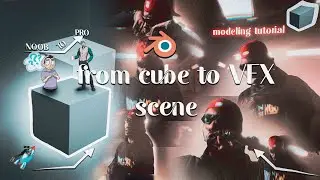 Noob to Pro: Transform a Cube into an Epic VFX Scene in Blender!
