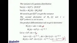 Bernoulli CF, Poisson CF, Mean, Variance and MGT of Gamma Distribution