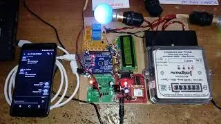GSM based Energy Meter Billing with Load Control using Arduino