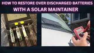 How To Wake Up an Over Discharged NIMH Battery - With a Tiny Solar Module
