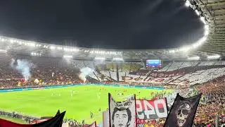 COREOGRAFIA FANTASTICA Curva Sud ROMA - Milan