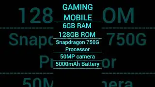 🔥🔥6GB RAM 128GB ROM🔥🔥Snapdragon 750G Processor | 50MP camera | 5000mAh Battery