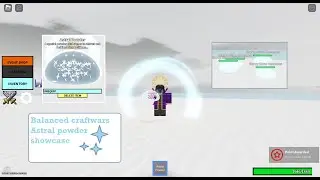 Roblox Balanced Craftwars Astral Powder Showcase