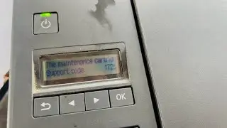 Support Code 1725 Cannon  Printer