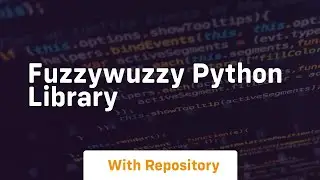 fuzzywuzzy python library