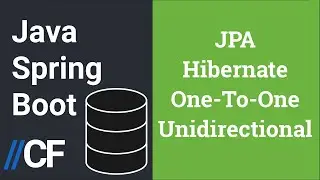 Java Spring Boot - JPA - Hibernate - H2 - One To One Unidirectional Relationship - @OneToOne