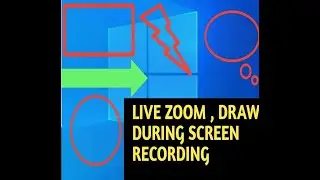 How to Zoom in/ Zoom out in live screen recording, 2020