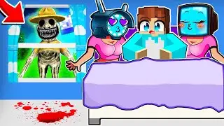 НОЧЁВКА С ТВ ВУМЕН И КАМЕРАВУМЕН В МАЙНКРАФТ! КРАСЯ TV WOMAN CAMERAWOMAN ZOONOMALY MINECRAFT