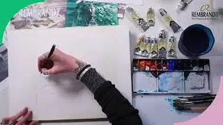 How to paint the sea in watercolours | Rembrandt workshop