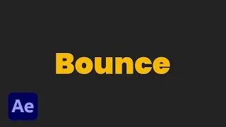 This is how to add bounce effect in After Effects | CompLearning