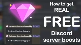 How to get REAL Discord server boosts FOR FREE
