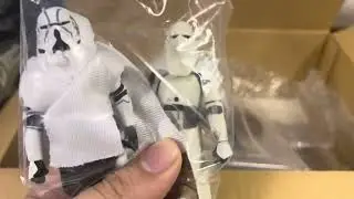 Star Wars Clone trooper action figure mail call scorch commander neyo keller and mace windu squad