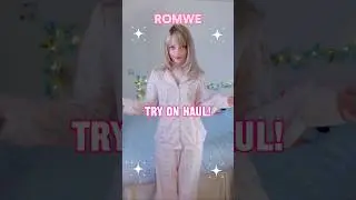Try on haul! *ROMWE* 🌸