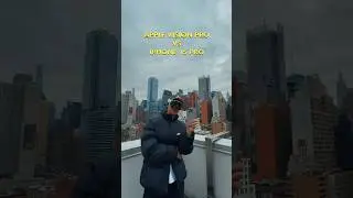 Apple Vision Pro vs iPhone 15 Pro 