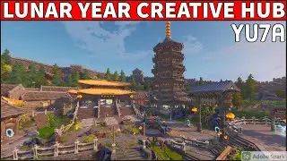 New Lunar Year Creative Hub by YU7A + Hub Secret! Fortnite Creative Lunar Year Featured Hub!