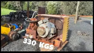 1950's Milk Vat Motor Melt - Awesome Farm Find - Bulk Copper- ASMR Metal Melting - Trash To Treasure