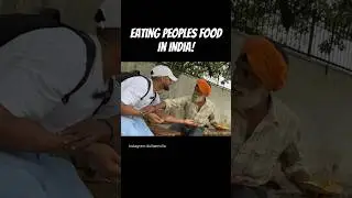 Eating peoples food in India!