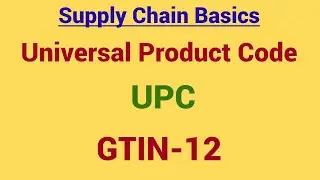 Universal Product Code | UPC | GTIN-12 | types of UPC | UPC-A | UPC-E