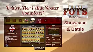 TOTAL FOTS CARLIST WARS - BRITISH TIER 1 UNIT ROSTER COMPLETE! PC SHOGUN2 MOD UNIT SHOWCASE & BATTLE