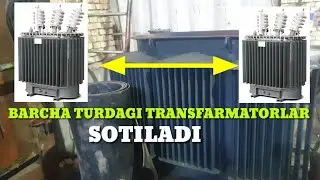Barcha turdagi Transfarmatorlar sotiladi va tamirlanadi 