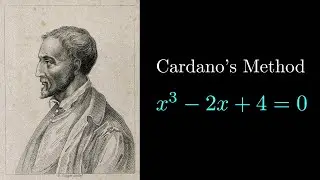 Cardano's method is the ultimate technique to solve cubic equations