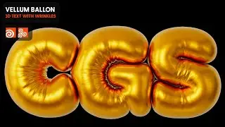 Vellum Balloon Text in Houdini