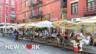 [4K] NYC Walk : Lively Friday Evening in SoHo & Little Italy, New York | May. 2025🌹🌸