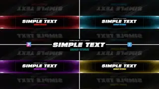 Simple Text Banner Editing in Mobile || How to Make Professional Text Banner for YouTube Channel