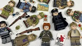 LEGO WWII Military Soldier | Soviet & German Soldiers | Unofficial Minifiguresレゴ 레고