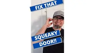 QUICK Fix Squeaky Door Hinges