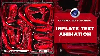 🎈 LEARN TO CREATE A MESMERIZING INFLATE TEXT ANIMATION 🎈 7# Cinema 4D Tutorial Beginner