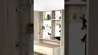 Проверим, сколько косметики и приборов поместится в трюмо Аурика?