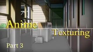 The Basics of Anime in Blender #3.2 - Advanced Anime Wood Textures