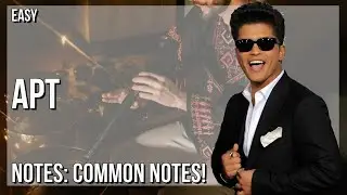 How to play APT by Rose & Bruno Mars on Tin Whistle (Tutorial)