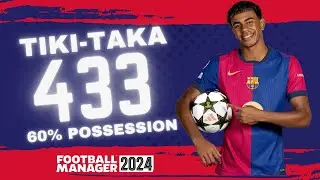 The ULTIMATE Tiki-Taka Possession Tactic In FM24!