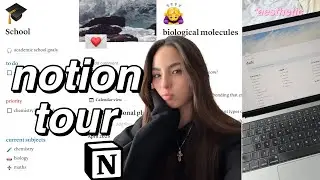 NOTION TOUR 2025 as a productive student & organisation 🎧