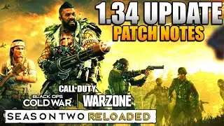 1.34 Mid-Season Update Cold War Warzone Season 2 | AUG Nerfed and More!