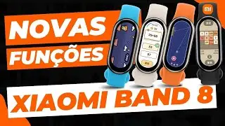 OFICIAL! AGORA A MI BAND 8 VEM COM JOGUINHOS E APLICATIVOS OFICIALMENTE!