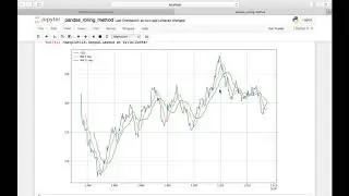 Python Pandas || Moving Averages and Rolling Window Statistics for Stock Prices