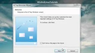 [Windows] Minimize applications to the system tray using 4t Tray Minimizer