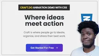 CRAFT.DO Landing Animation with CSS Demo