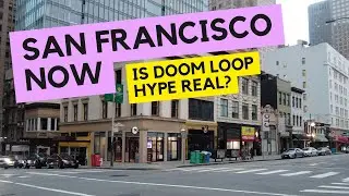 [4K] Walking DOWNTOWN SAN FRANCISCO amid doom loop ghost town claims