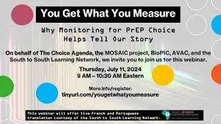 You Get What You Measure: Why Monitoring for PrEP Choice Helps Tell Our Story (in English)