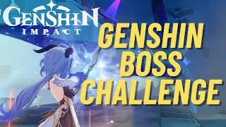 Genshin Impact Boss Challenge | If my party dies, the video ends
