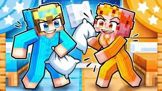 Nico & Mia SLEEPOVER In Minecraft?!
