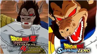 Vegeta's GREAT APE TRANSFORMATION - Dragon Ball Budokai Tenkaichi 3 Vs SPARKING! ZERO 2024