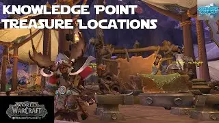 Leatherworking Knowledge Point Treasure Locations - World of Warcraft Dragonflight Knowledge Guide