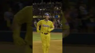 Morgan would be proud of this Homer!! #morganwallen #savannahbananas #baseball #singer #music #dance