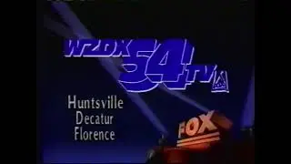 WZDX 54 TV | Ident | 1989 | Huntsville Alabama