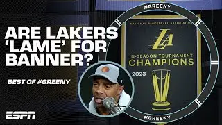 Is it LAME the Lakers hung a banner for winning the In-Season Tournament? 😮 | 